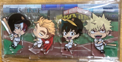 My Hero Academia Softbank Hawks Acryl Ständer Diorama Midoriya Bakugo Todoroki