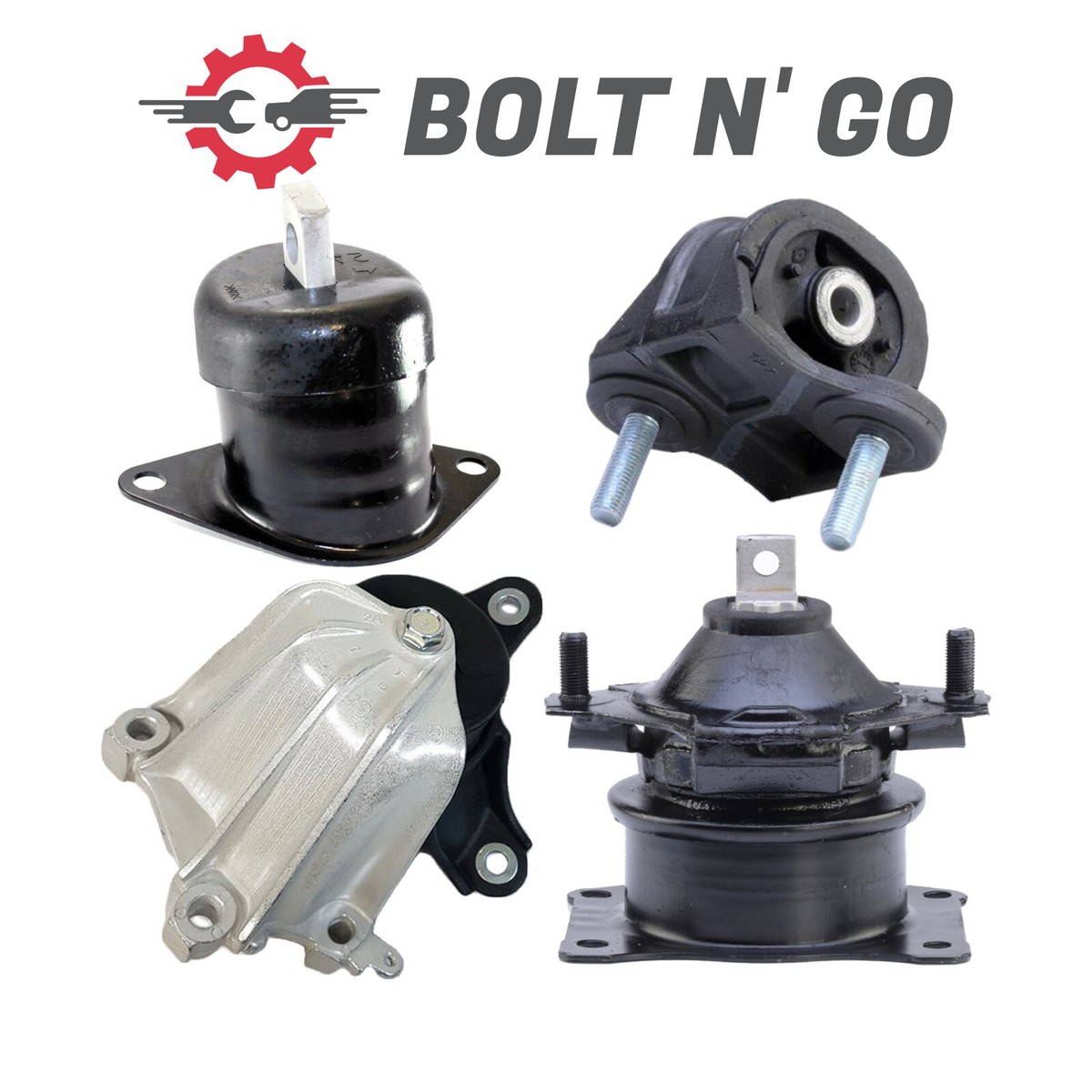 4PCS Engine Motor & Trans Mount Fits Acura TL 2009-2011 3.5L 3.7L