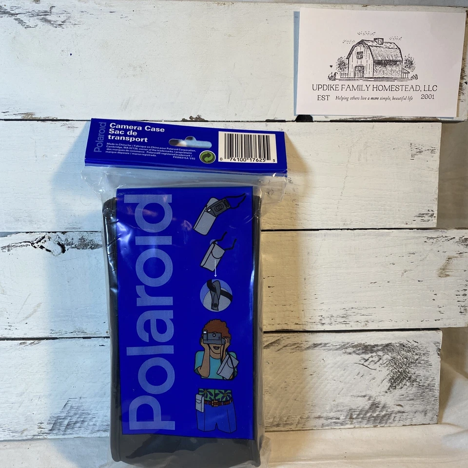 NEW AUTHENTIC POLAROID CAMERA CASE FITS VISION & CAPTIVA BLACK 4"X2"X8" vintage - Image 3 of 4