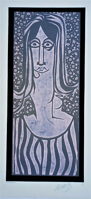BRIAN DAVID ELLIOTT (British b. 1938) Vintage Mid-Century MOD Screenprint SIGNED
