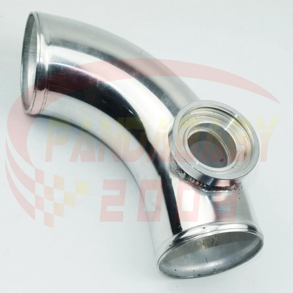 Válvula de soplado 63 mm 2,5" 2,5 pulgadas 2-1/2 tubo brida de 90 grados HKS SSQV SQV BOV Foto 3 de 4