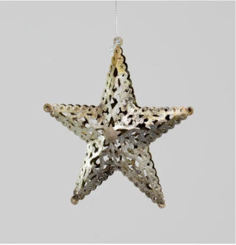 Silver Star Seasonal Ornaments