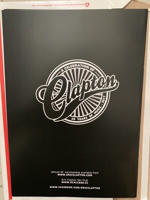 ERIC CLAPTON TOUR BOOK PROGRAM MSG NYC 50 YEARS OF MUSIC GUITAR