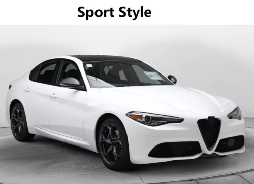 Dry Carbon Fiber Side Mirror Cover Caps Add-on For Alfa Romeo Giulia 2017-2024 - Foto 2 di 6