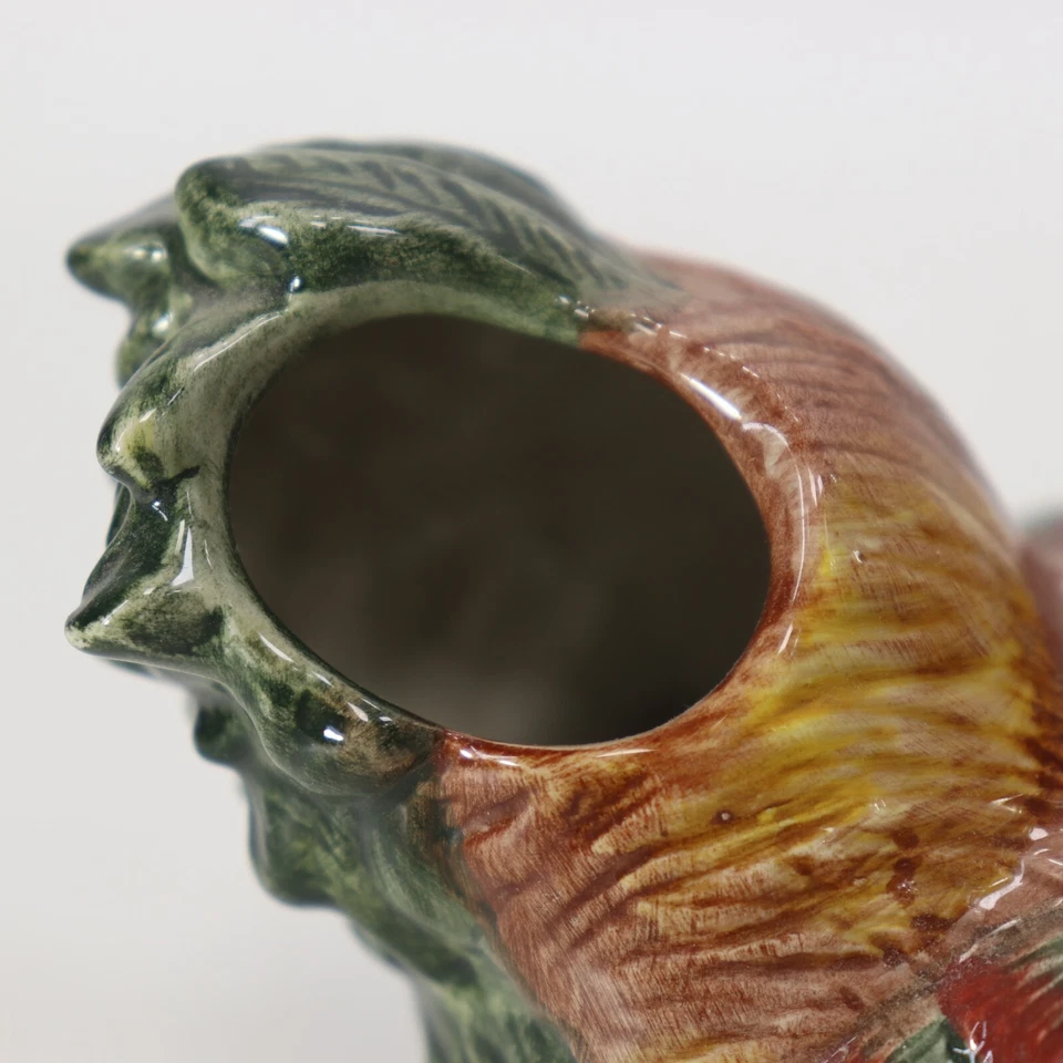 Vtg Rooster Creamer Sakura by Oneida On the Farm Hand Painted Multicolor - Image 4 of 4