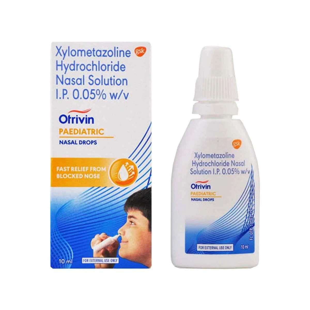 Otrivin Paediatric Children Nasal Drops Spray Nasal Congestion