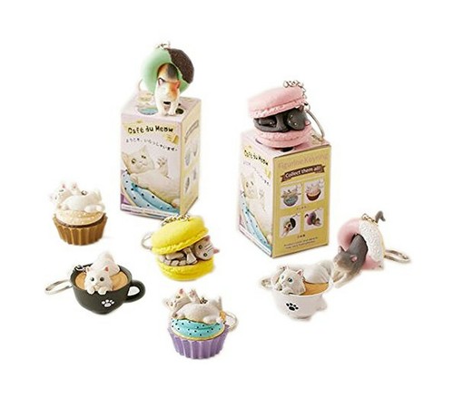 Clever Idiots Cafe Du Meow Dessert Cat Keychain Blind Box Includes 1 Of 8 C Ebay