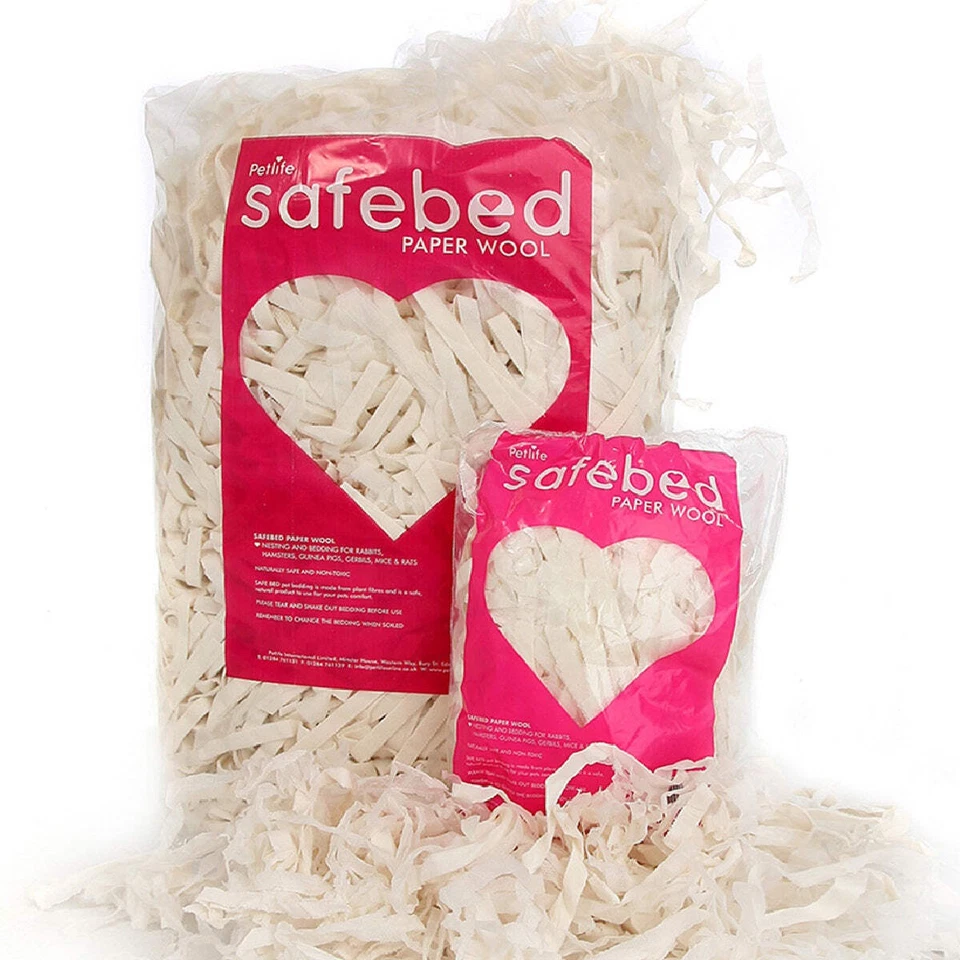 PETLIFE PAPER WOOL - (Scht / 2kg / 10kg) - Safebed Soft Animal Bedding Pet Comfort Bed