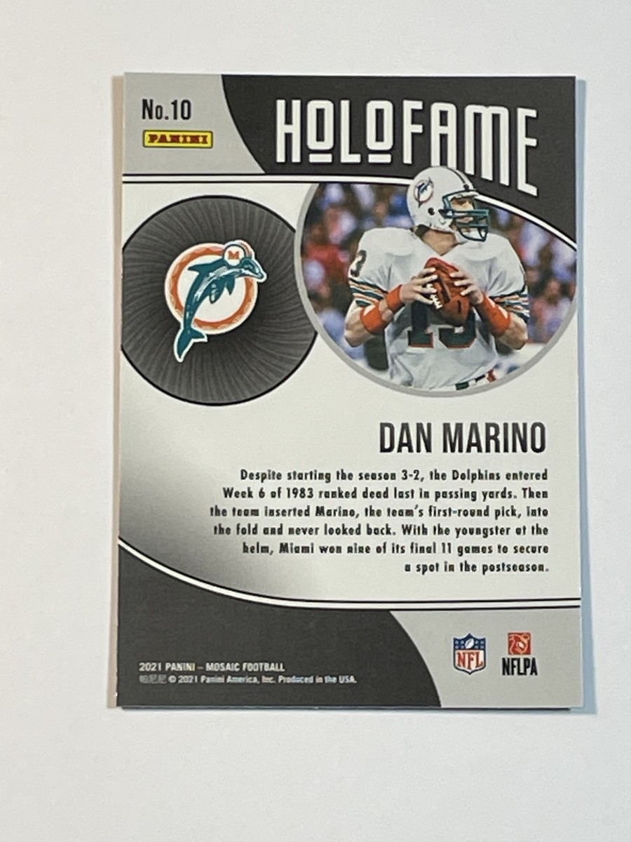 2021 Panini Mosaic #10 Dan Marino HoloFame | eBay