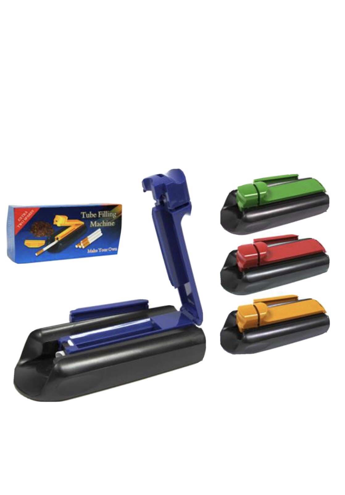 Zigarettenstopfmaschine Mit Ersatzspitze – Für 84 Mm Hülsen, 5 Farben, Einfache Handhabung