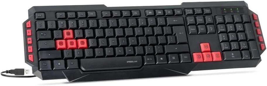Speedlink LUDICIUM Kabelgebunden Gaming Tastatur USB Keyboard Schwarz UK Layout - Bild 2 von 4