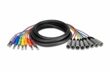 Hosa STX803M 9.8' 8-Channel Audio Snake, 1/4 TRS to XLRM