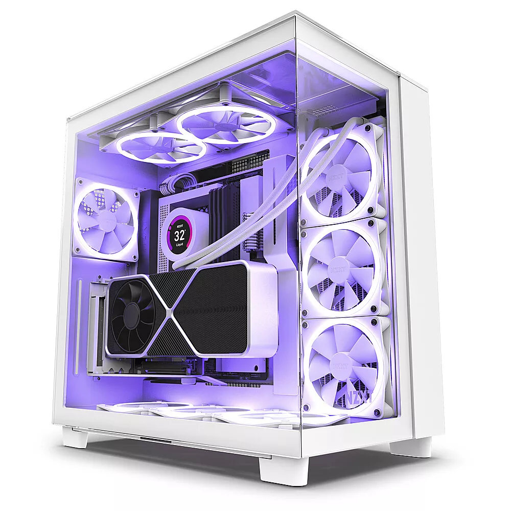 NZXT H9 Elite White Build : r/NZXT