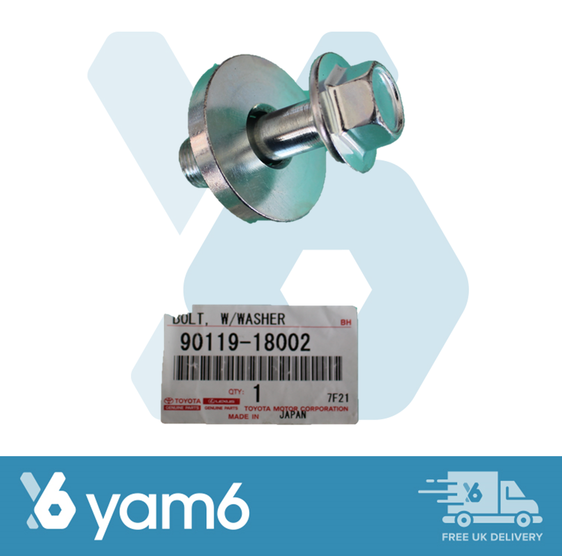 GENUINE TOYOTA CRANKSHAFT PULLEY BOLT FITS SUPRA + MORE 9011918002