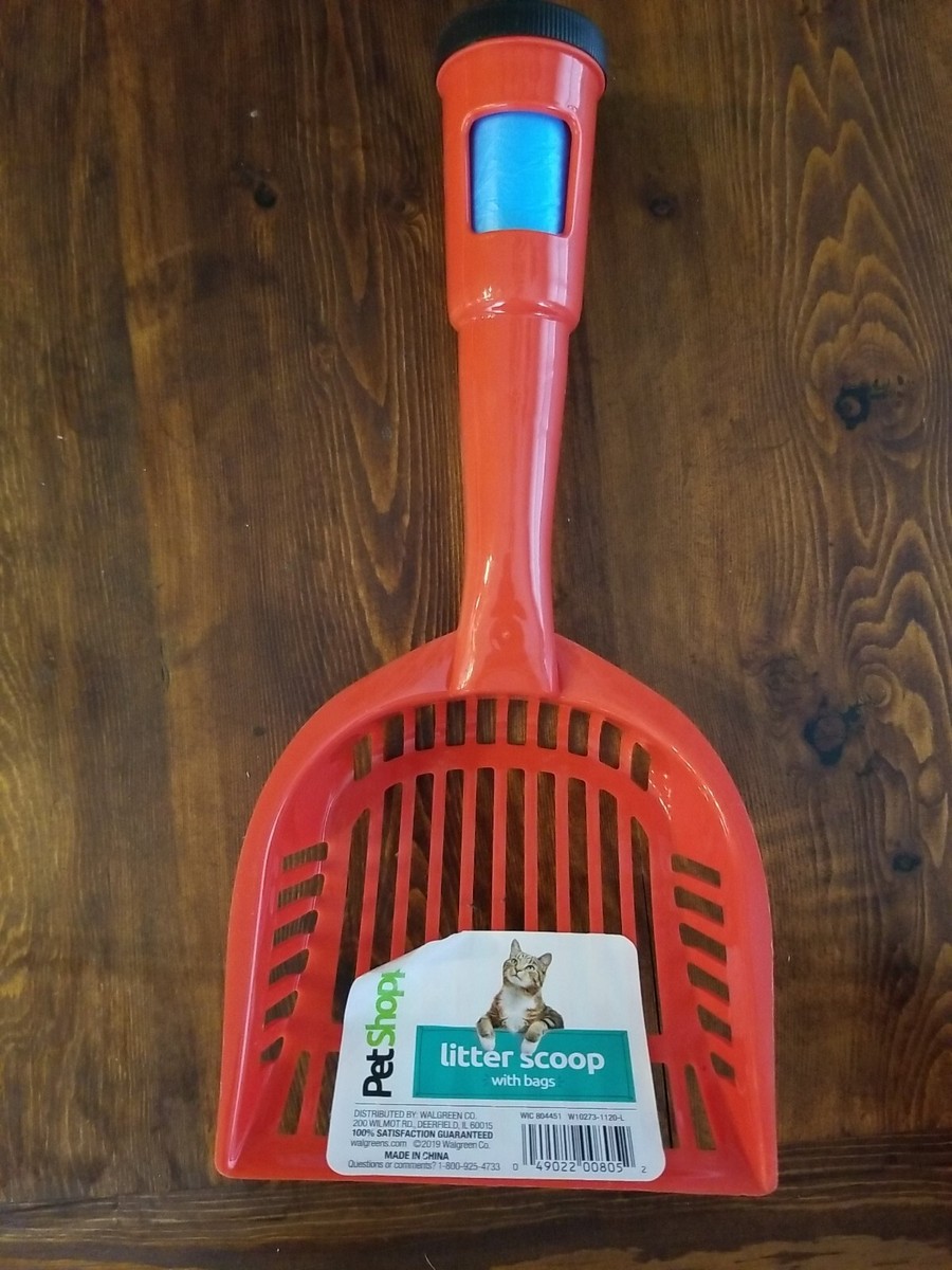 Pet Shoppe Kitty Litter Scoop With Disposable Bags