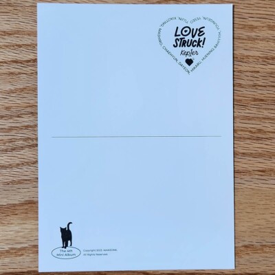 Chaehyun Official Postcard kep1er 4th Mini Album Love Struck
