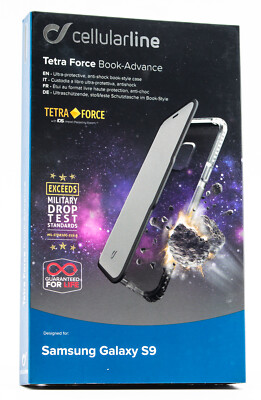 Cellularline Tetra Force Book Samsung Galaxy S9 Schutzhülle Tasche Etui Case 452