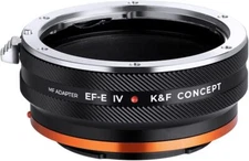 K&F Concept EF-E Mount Adapter Canon EF EF-S Lens to SONY-E NEX Mount Cameras