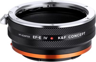 K&F CONCEPT EF-E Mount Adapter Canon EF EF-S Lens to SONY-E NEX Mount Cameras