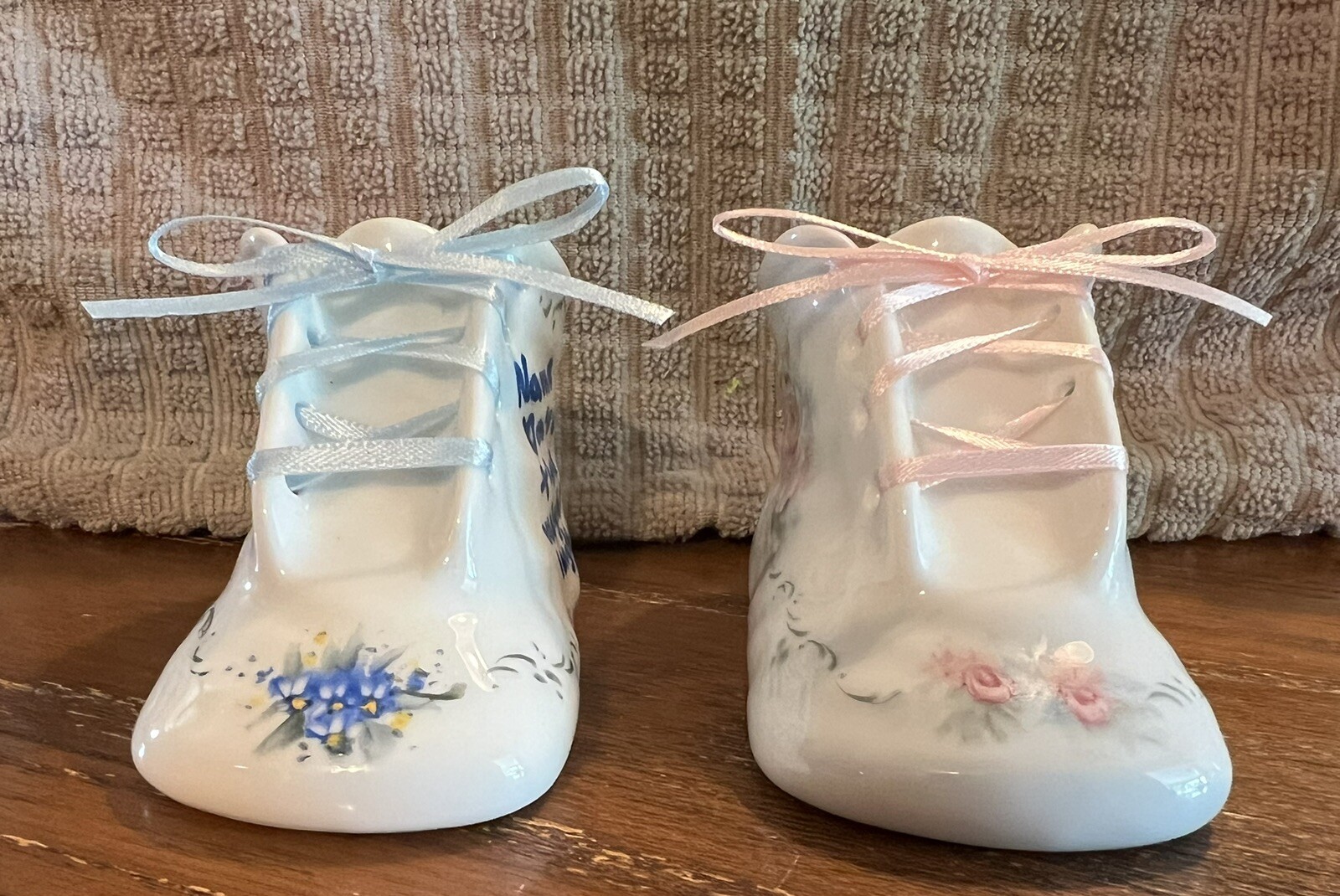 Personalized Hand Painted Porcelain Baby Shoe