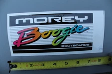 Morey Bodyboards Neon Rainbow Boogie Boards Original V2C Vintage Surfing STICKER