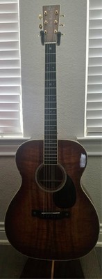 MARTIN CUSTOM SHOP OM-41 STYLE EXCEPTIONAL FIGURED KOA TOASTED BURST