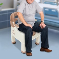 Bedside Commode Chair,Portable Toilets Seat Shower Chair with Detachable Commode