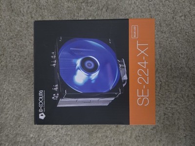NEW ID-Cooling CPU Cooler Fan SE-224-XT Black Version Easy Install Universal