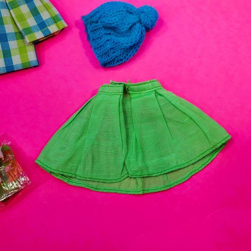 ULTRA RARE Vintage Skipper Doll Plaid City #1977 Silk Skirt Variation ~ 1960's - Bild 8 von 16