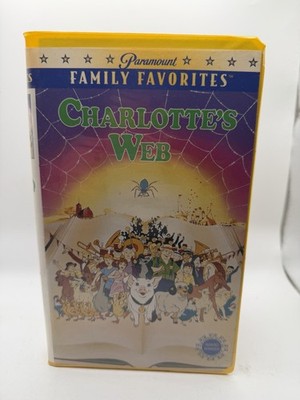 VHS, Charlotte's Web, Paramount Family Favorites,  Award Winner