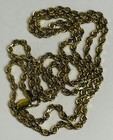 14K Yellow Gold Diamond Cut Rope Chain Necklace 24" L 18.808 Grams 2.5mm Wide — photo 4