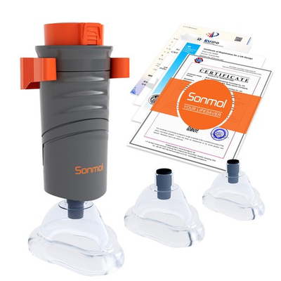 #ad #ad Sonmol Emergency Kit Anti Choke 3 Different Sized Masks amp; Wall Hanger Included $69.99