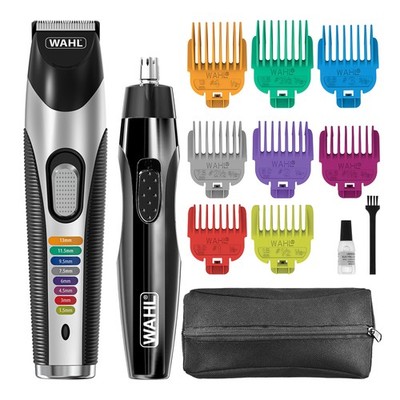 Wahl Colour Trim Dual Grooming Kit - Akku-Barttrimmer für Männer schwarz 