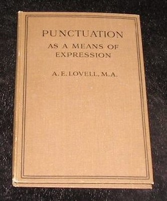 Punctuation as a Means of Expression