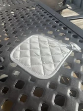 4 Pcs pot holders kitchen, Grey/black, Heat Resistant, Polyester, Countertop.