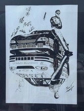 Dale Earnhardt Jr. Sr. Original Artwork