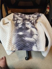 Star Wars Stormtrooper Quilted Zip-Up Jacket Girls Size 10/12 M Lucasfilm Disney