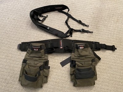 Diamondback Denali 2.0 Toolbelt System - Right - GRN - Med &  Deluxe Suspenders