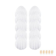 5 Pair Clear Safety Inserts Soles Protector Rubber Texture for Women Shoes