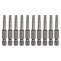 "10 StüCk T20 Torx Schraubendreherbit FüR 1/4\" Sechskantschaft 2\" Lang Magnetisch"