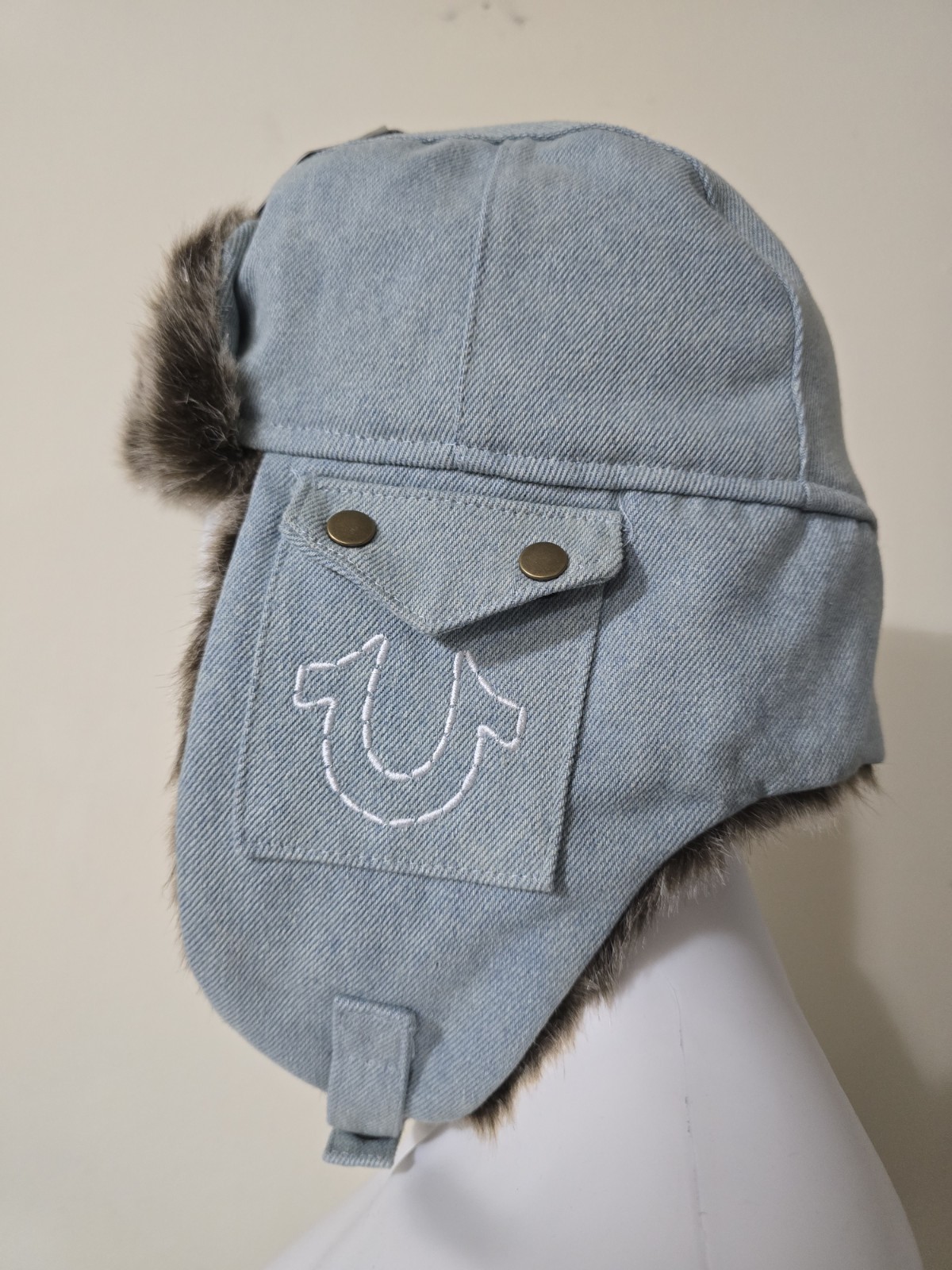 unisex trapper denim hat thumbnail 10