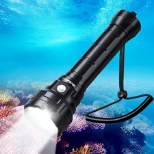DL70 Dive Light Scuba Diving - 13000lm Super Bright Dive Flashlight 150m IPX8...