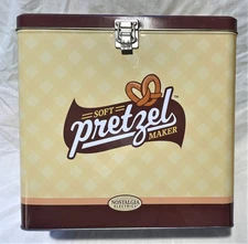 Nostalgia Electrics Soft Pretzel Maker with tin