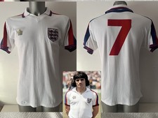 England Medium Kevin Keegan Retro 70s Shirt Trikot Football Score Draw World Cup