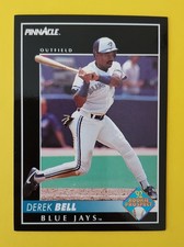 Derek Bell - 1992 Pinnacle Baseball Card #250 - Blue Jays 