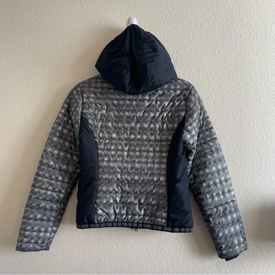 Rossignol Cyrus Silver Jacket Puffer Ski Snowboarding Hooded Womens Size Small - Image 3 of 4