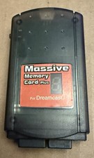 InterAct Massive Memory Card Plus - Sega Dreamcast -8 Memory Cards In 1 -Tested