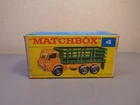 MATCHBOX LESNEY No 4D VINTAGE ORIGINAL BOX FOR DODGE STAKE TRUCK VG