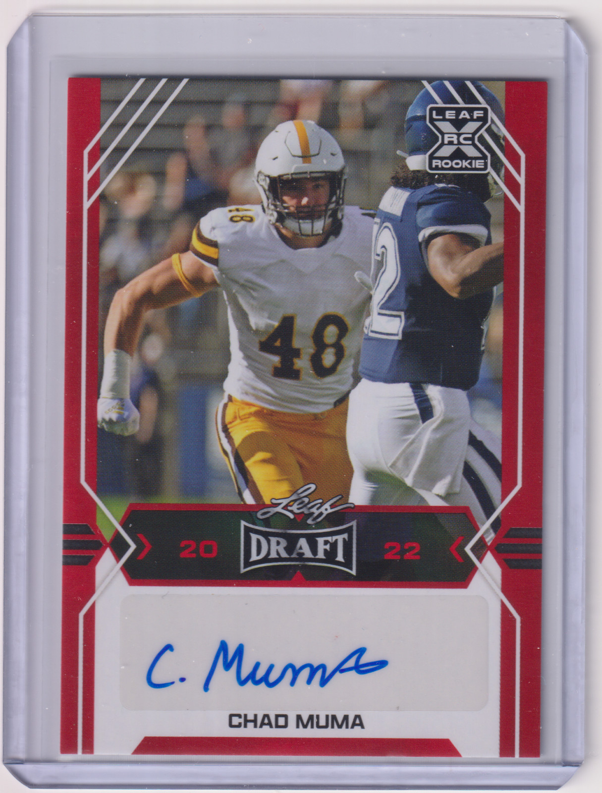 Chad Muma Leaf Draft Autographs #BACM1 Base