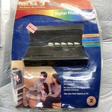 SanDisk Digital Photo Viewer SDV1-A Card Reader for TV with Remote NEW READ